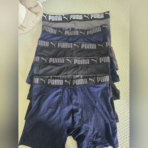 PUMA Men's Boxer Briefs - Black, Gray, Navy brand new